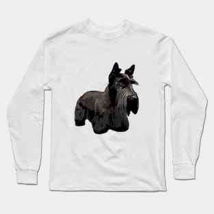 Scottish Terrier Max Style Long Sleeve T-Shirt